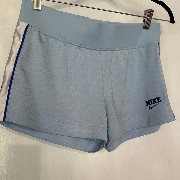 Nike Pants - Nike Shorts Sky Blue With Navy & White Stripes